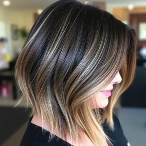 Volume Up Long Bob with Balayage