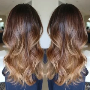 Subtle Balayage with Light Brown Highlights