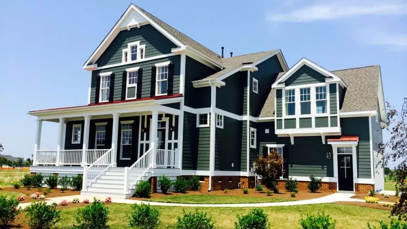 Emerald Green Siding